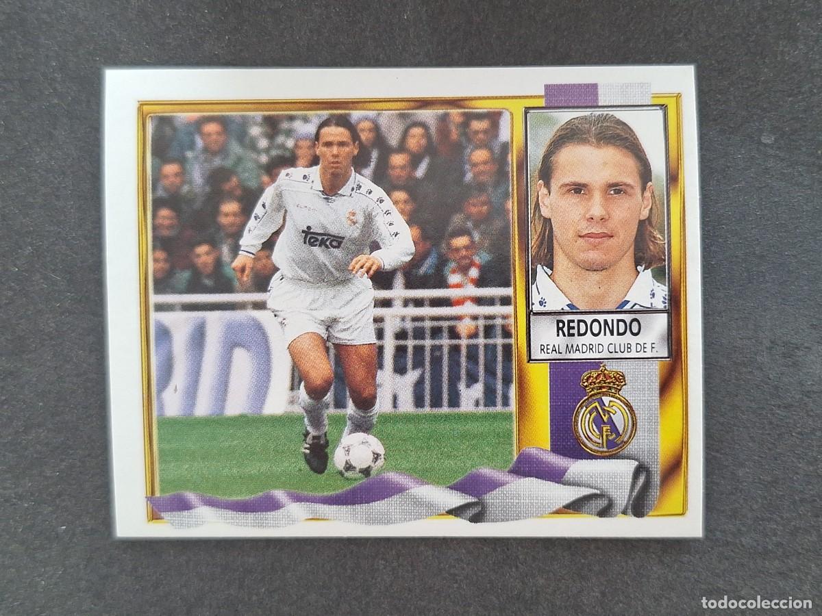Cromos de f&uacute;tbol: L3 REDONDO REAL MADRID LIGA ESTE 1995 1996 95 96 NUNCA PEGADO SIN PEGAR
