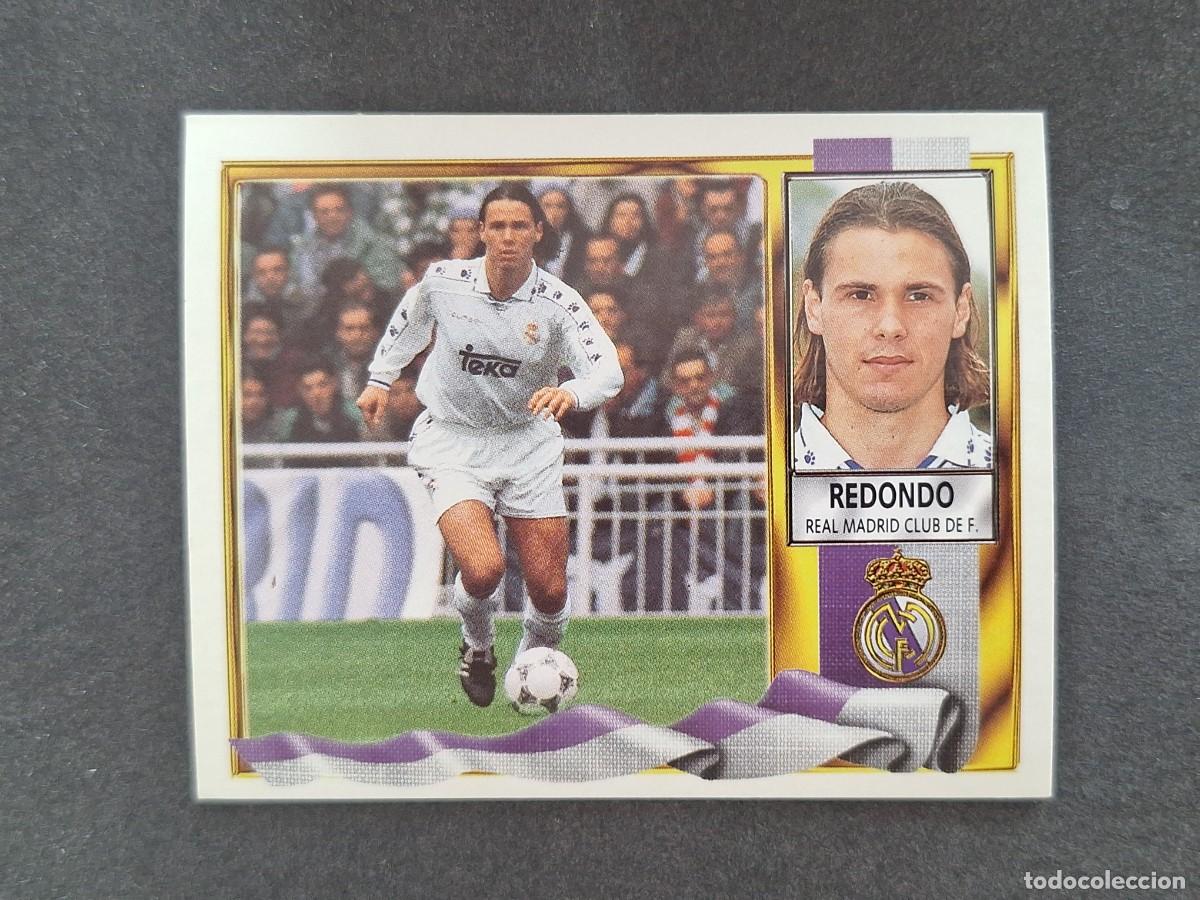 Cromos de f&uacute;tbol: L3 REDONDO REAL MADRID LIGA ESTE 1995 1996 95 96 NUNCA PEGADO SIN PEGAR