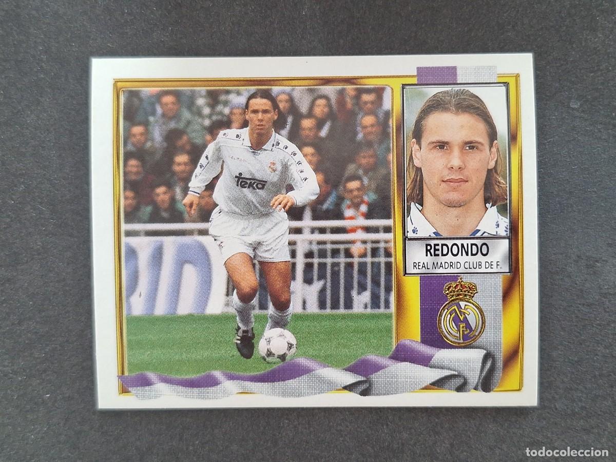 Cromos de f&uacute;tbol: L3 REDONDO REAL MADRID LIGA ESTE 1995 1996 95 96 NUNCA PEGADO SIN PEGAR