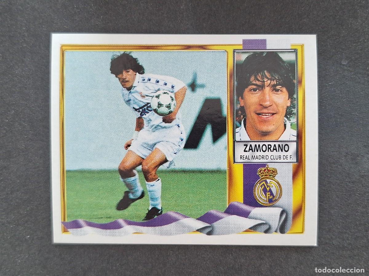 Cromos de f&uacute;tbol: L3 ZAMORANO REAL MADRID LIGA ESTE 1995 1996 95 96 NUNCA PEGADO SIN PEGAR