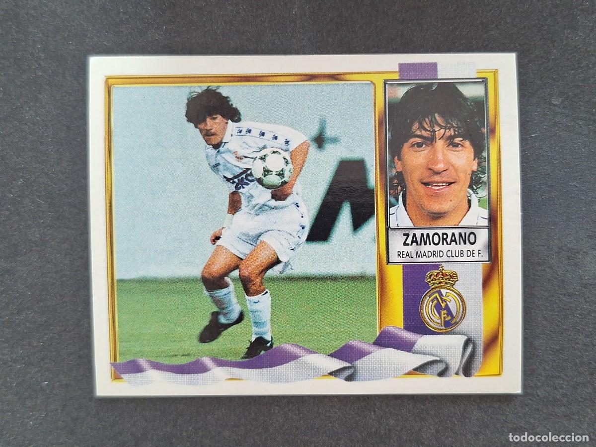 Cromos de f&uacute;tbol: L3 ZAMORANO REAL MADRID LIGA ESTE 1995 1996 95 96 NUNCA PEGADO SIN PEGAR