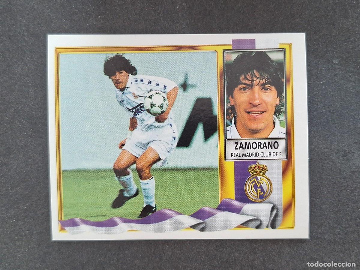 Cromos de f&uacute;tbol: L3 ZAMORANO REAL MADRID LIGA ESTE 1995 1996 95 96 NUNCA PEGADO SIN PEGAR