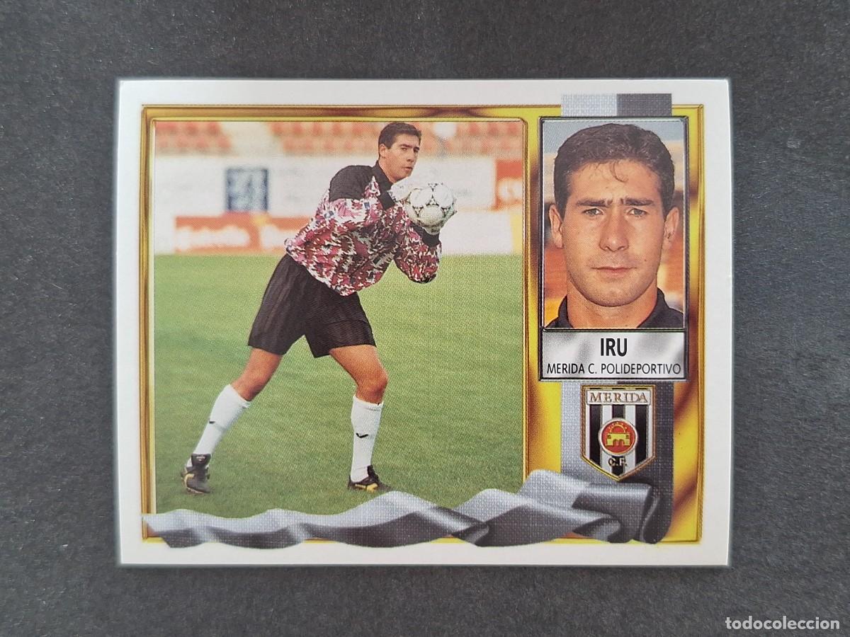 Cromos de f&uacute;tbol: L3 IRU C. P. MERIDA LIGA ESTE 1995 1996 95 96 NUNCA PEGADO SIN PEGAR