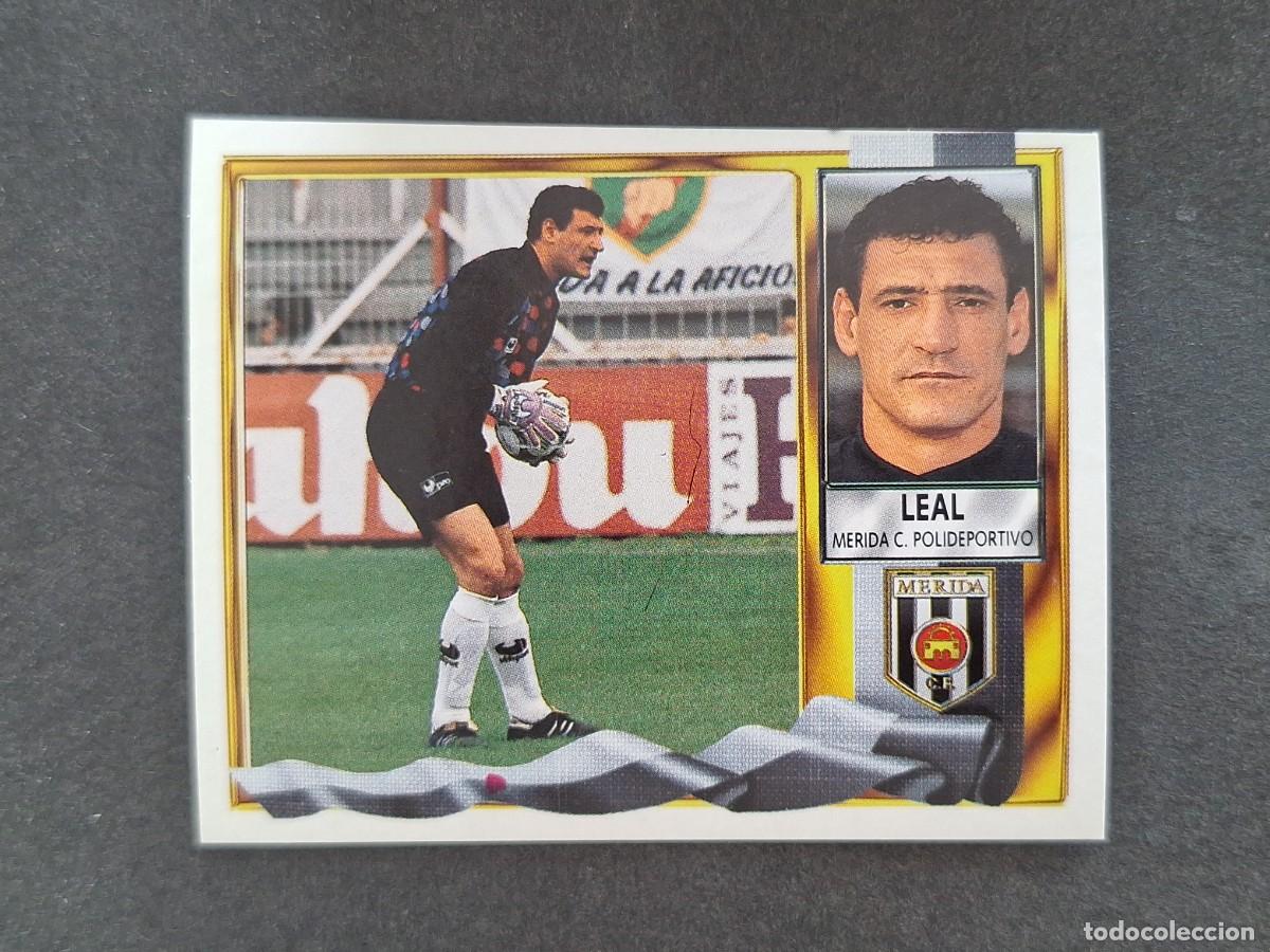 Cromos de f&uacute;tbol: L3 LEAL C. P. MERIDA LIGA ESTE 1995 1996 95 96 NUNCA PEGADO SIN PEGAR