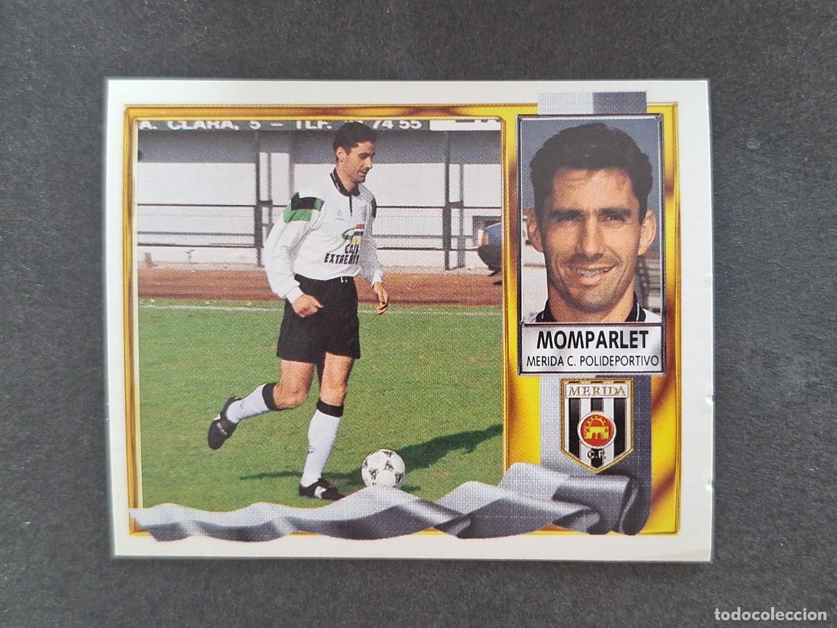 Figurine di Calcio: L3 MOMPARLET C. P. MERIDA LIGA ESTE 1995 1996 95 96 NUNCA PEGADO SIN PEGAR