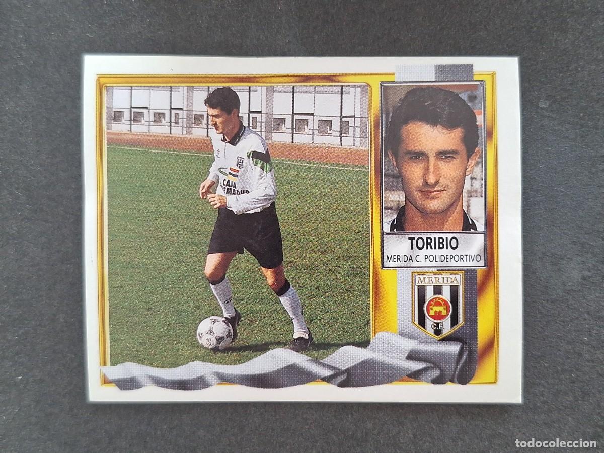 Figurine di Calcio: L3 TORIBIO C. P. MERIDA LIGA ESTE 1995 1996 95 96 NUNCA PEGADO SIN PEGAR
