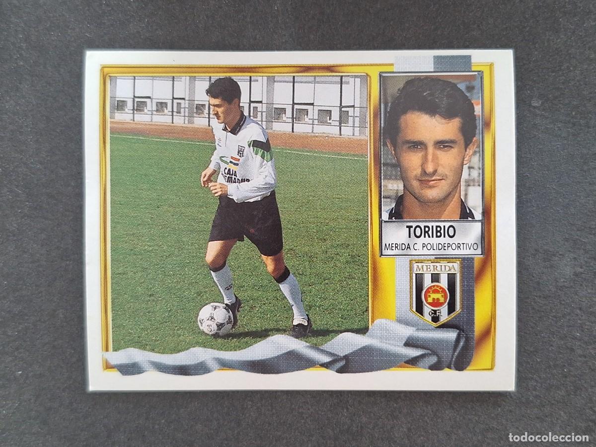 Figurine di Calcio: L3 TORIBIO C. P. MERIDA LIGA ESTE 1995 1996 95 96 NUNCA PEGADO SIN PEGAR