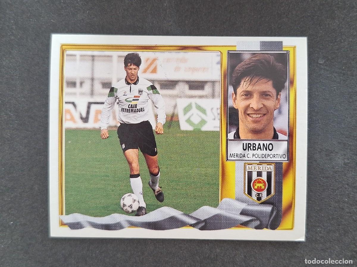 Figurine di Calcio: L3 URBANO C. P. MERIDA LIGA ESTE 1995 1996 95 96 NUNCA PEGADO SIN PEGAR