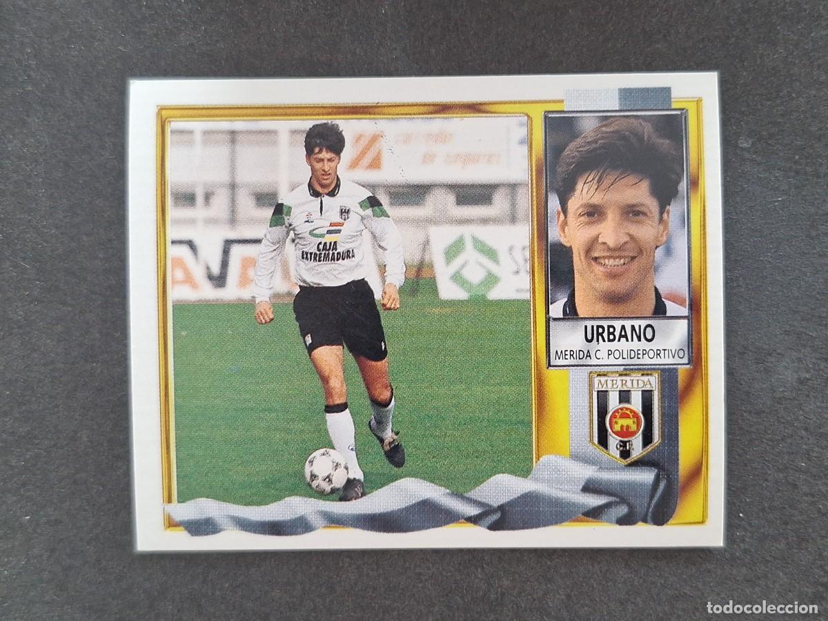 Figurine di Calcio: L3 URBANO C. P. MERIDA LIGA ESTE 1995 1996 95 96 NUNCA PEGADO SIN PEGAR