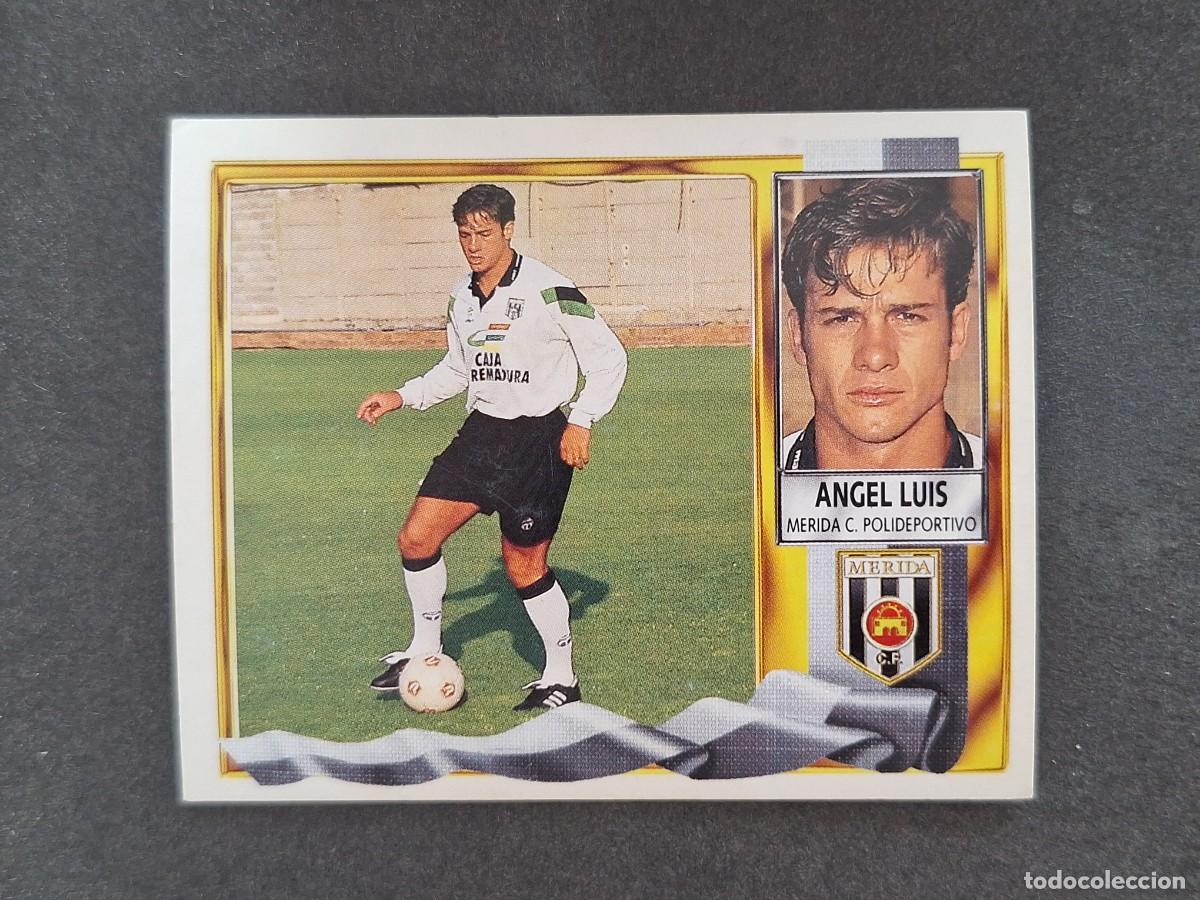 Figurine di Calcio: L3 ANGEL LUIS C. P. MERIDA LIGA ESTE 1995 1996 95 96 NUNCA PEGADO SIN PEGAR