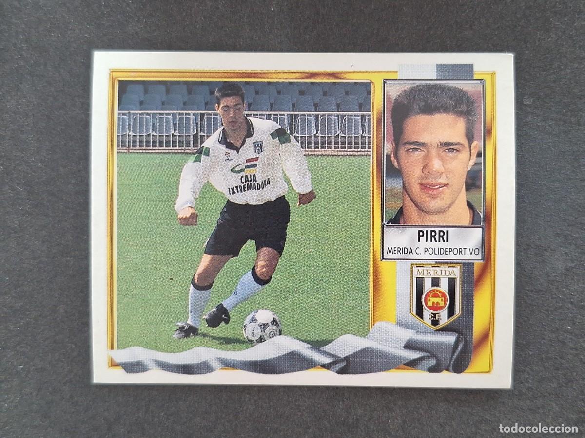 Cromos de f&uacute;tbol: L3 PIRRI C. P. MERIDA LIGA ESTE 1995 1996 95 96 NUNCA PEGADO SIN PEGAR