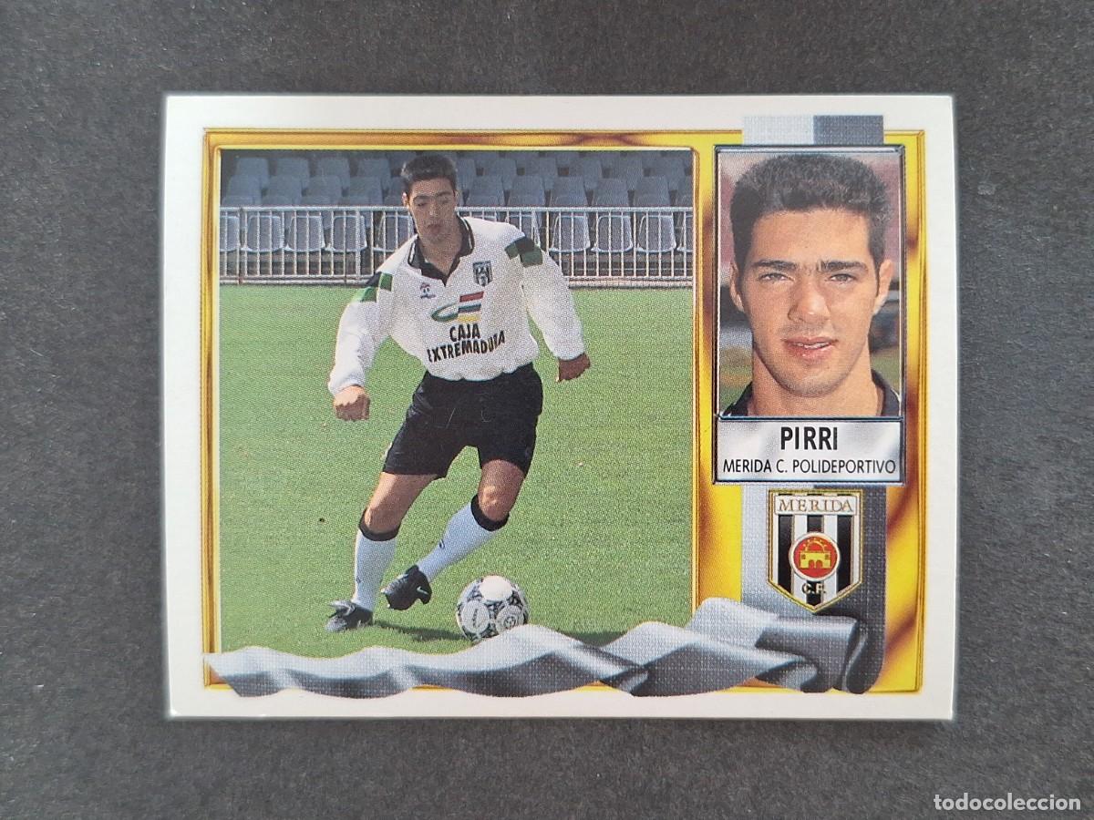Cromos de f&uacute;tbol: L3 PIRRI C. P. MERIDA LIGA ESTE 1995 1996 95 96 NUNCA PEGADO SIN PEGAR