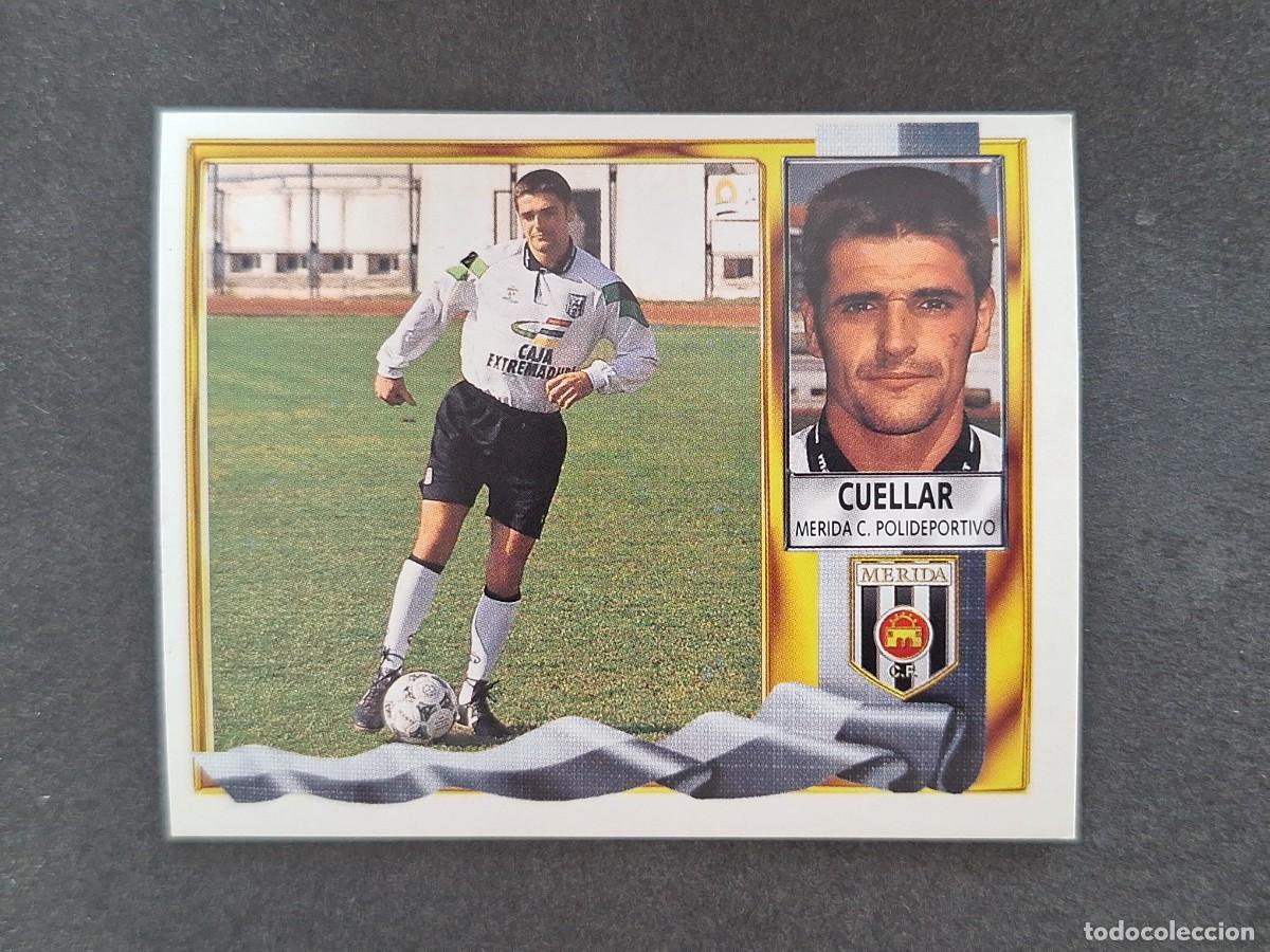 Cromos de f&uacute;tbol: L3 CUELLAR C. P. MERIDA LIGA ESTE 1995 1996 95 96 NUNCA PEGADO SIN PEGAR