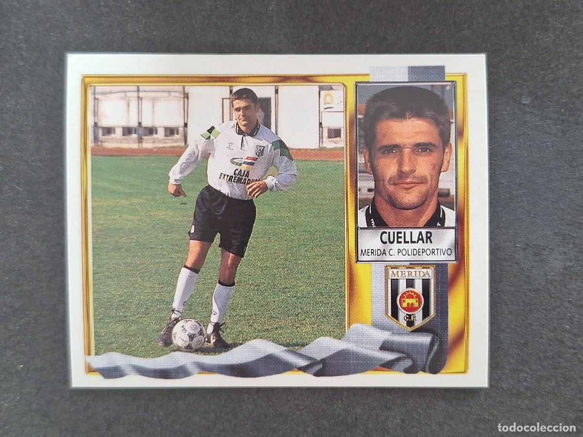 Cromos de f&uacute;tbol: L3 CUELLAR C. P. MERIDA LIGA ESTE 1995 1996 95 96 NUNCA PEGADO SIN PEGAR