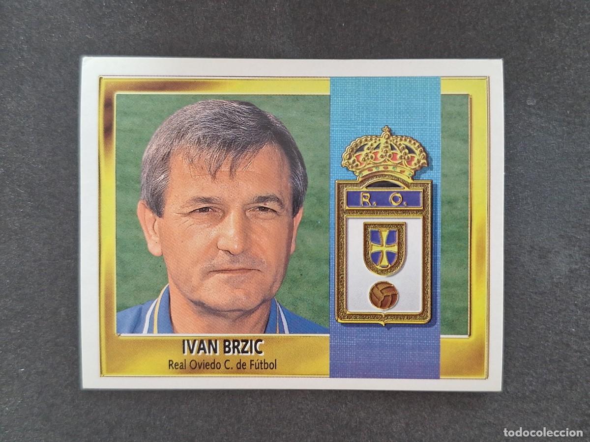 Cromos de f&uacute;tbol: L3 IVAN BRZIC ENTRENADOR REAL OVIEDO LIGA ESTE 1995 1996 95 96 NUNCA PEGADO SIN PEGAR