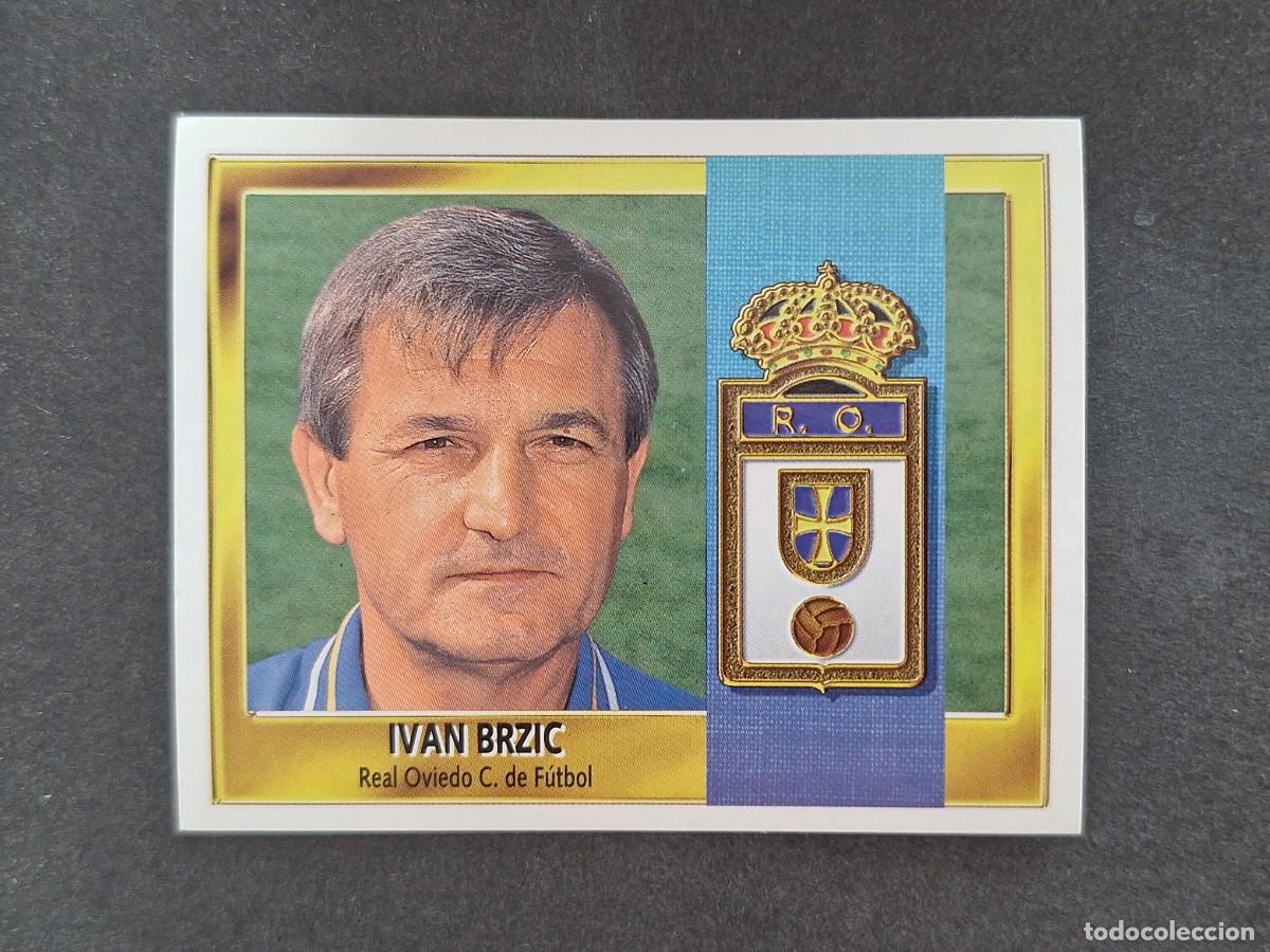 Cromos de f&uacute;tbol: L3 IVAN BRZIC ENTRENADOR REAL OVIEDO LIGA ESTE 1995 1996 95 96 NUNCA PEGADO SIN PEGAR