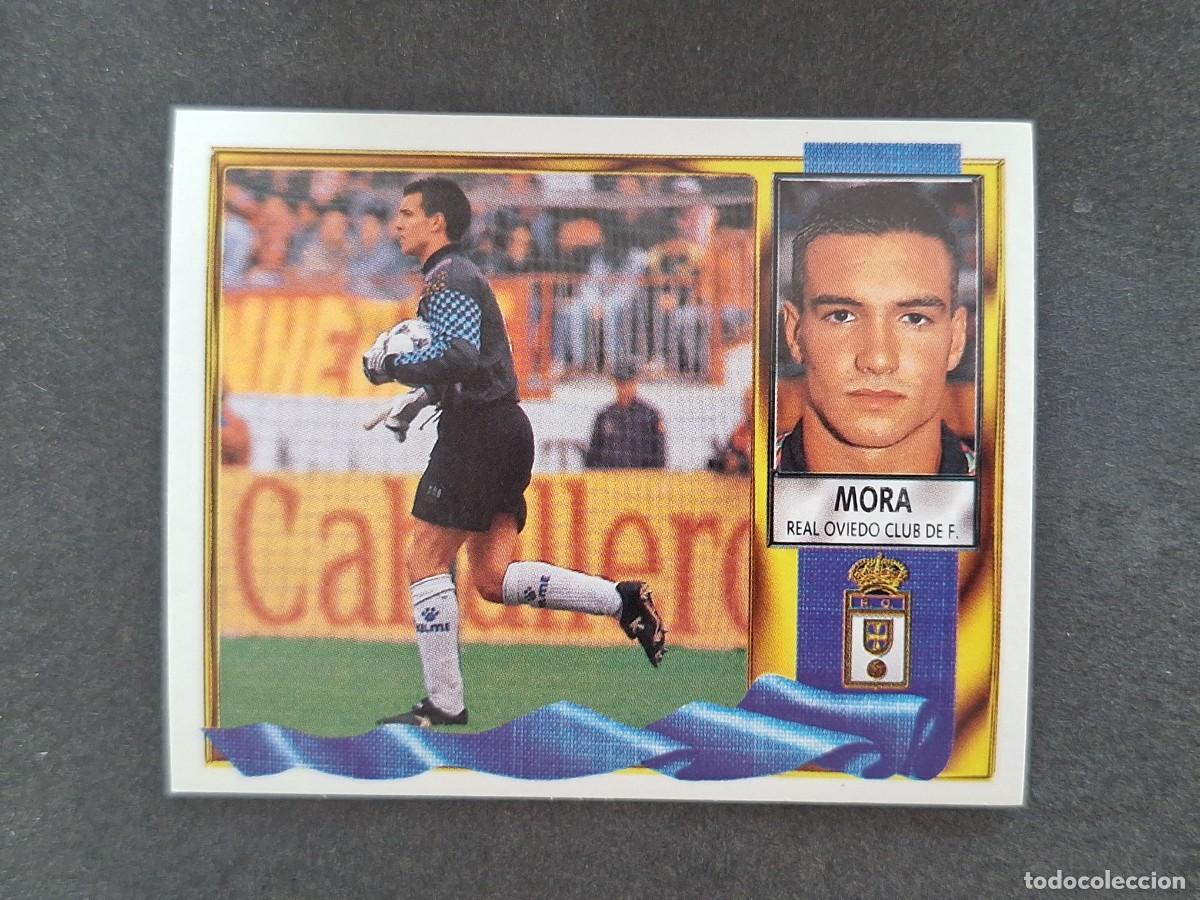 Cromos de f&uacute;tbol: L3 MORA REAL OVIEDO LIGA ESTE 1995 1996 95 96 NUNCA PEGADO SIN PEGAR