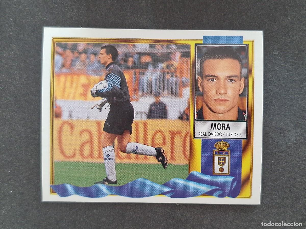 Cromos de f&uacute;tbol: L3 MORA REAL OVIEDO LIGA ESTE 1995 1996 95 96 NUNCA PEGADO SIN PEGAR