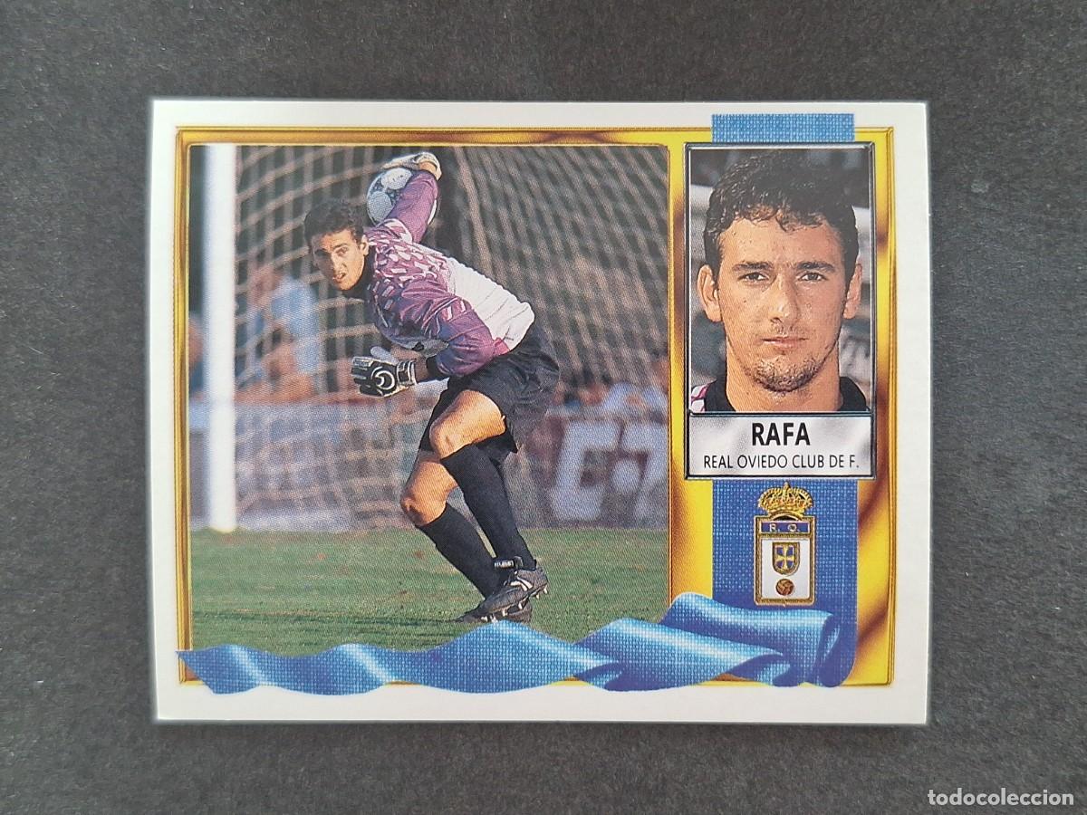 Cromos de f&uacute;tbol: L3 RAFA REAL OVIEDO LIGA ESTE 1995 1996 95 96 NUNCA PEGADO SIN PEGAR