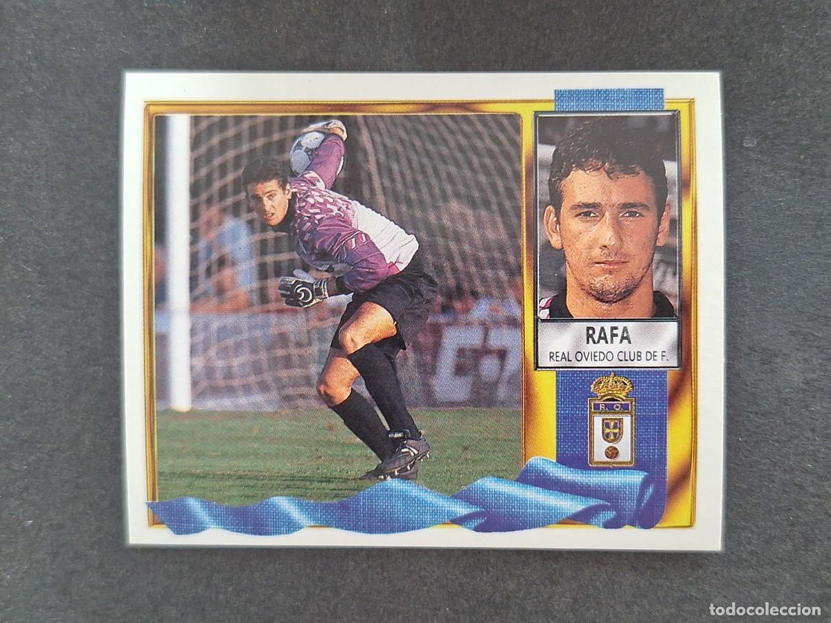 Cromos de f&uacute;tbol: L3 RAFA REAL OVIEDO LIGA ESTE 1995 1996 95 96 NUNCA PEGADO SIN PEGAR