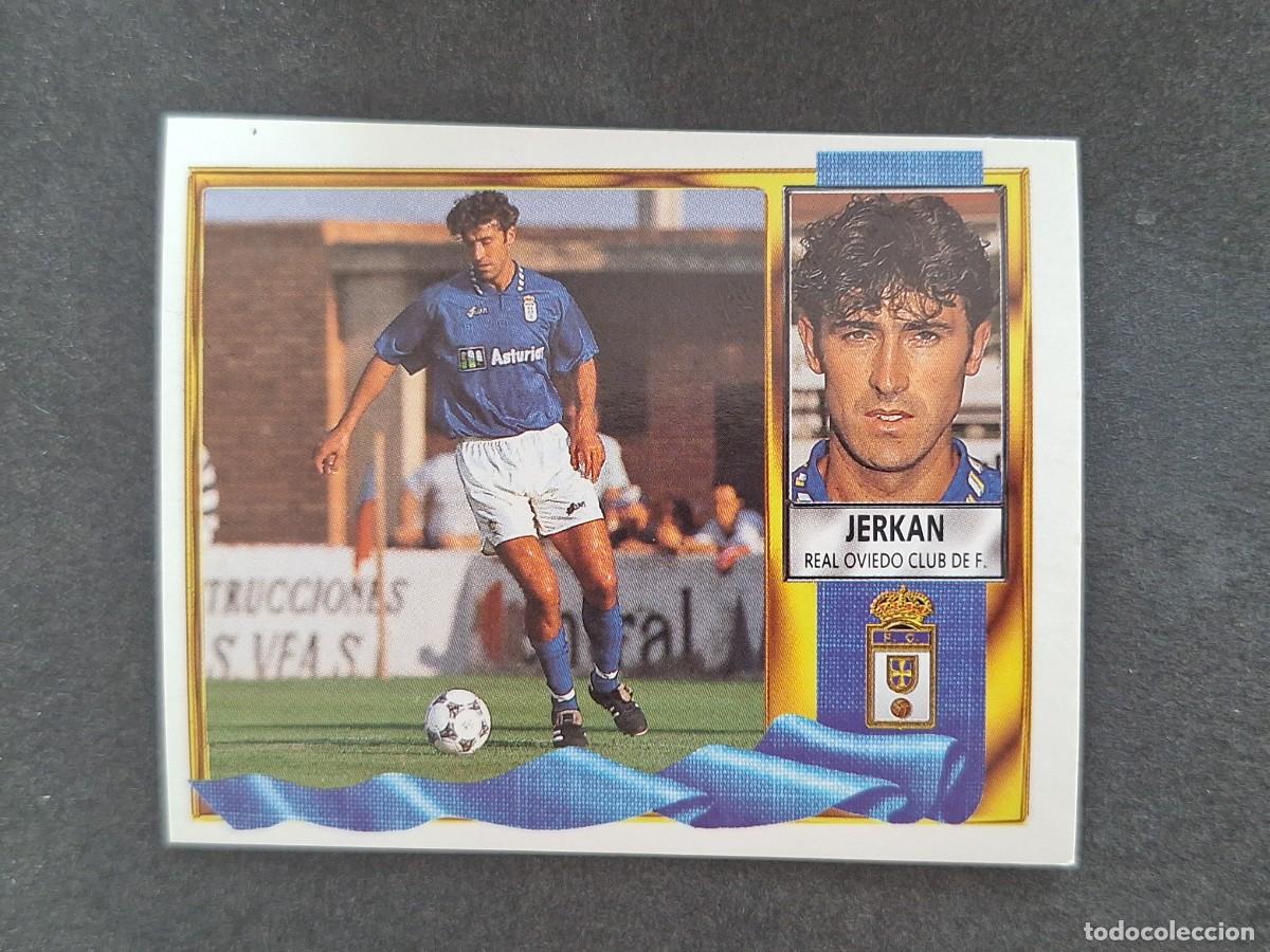 Cromos de f&uacute;tbol: L3 JERKAN REAL OVIEDO LIGA ESTE 1995 1996 95 96 NUNCA PEGADO SIN PEGAR