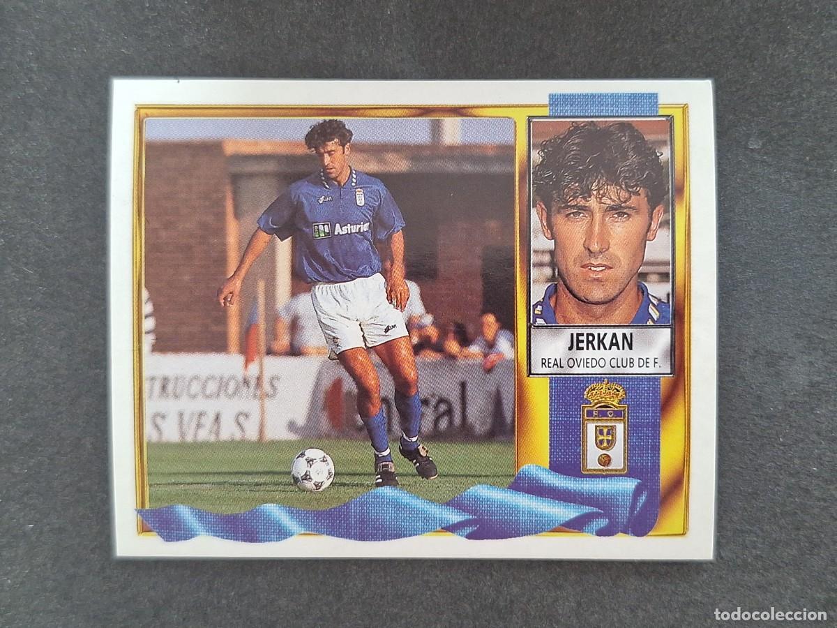 Cromos de f&uacute;tbol: L3 JERKAN REAL OVIEDO LIGA ESTE 1995 1996 95 96 NUNCA PEGADO SIN PEGAR