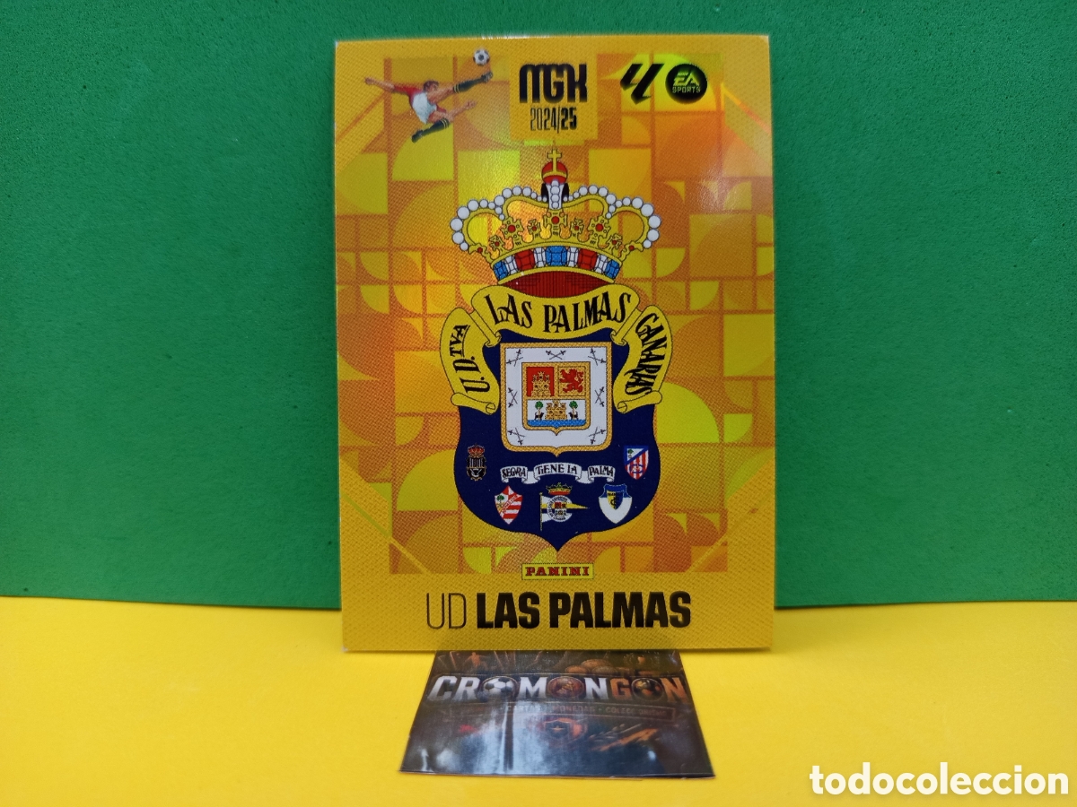Fu&szlig;ball-Sticker: ❇️ CROMO ⚽ CARD ESCUDO LAS PALMAS LIGA EA SPORTS 24 25 2024 2025 MEGACRACKS MGKS PANINI ❇️