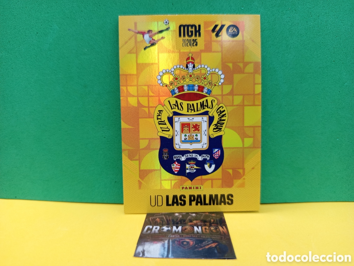 Fu&szlig;ball-Sticker: ❇️ CROMO ⚽ CARD ESCUDO LAS PALMAS LIGA EA SPORTS 24 25 2024 2025 MEGACRACKS MGKS PANINI ❇️