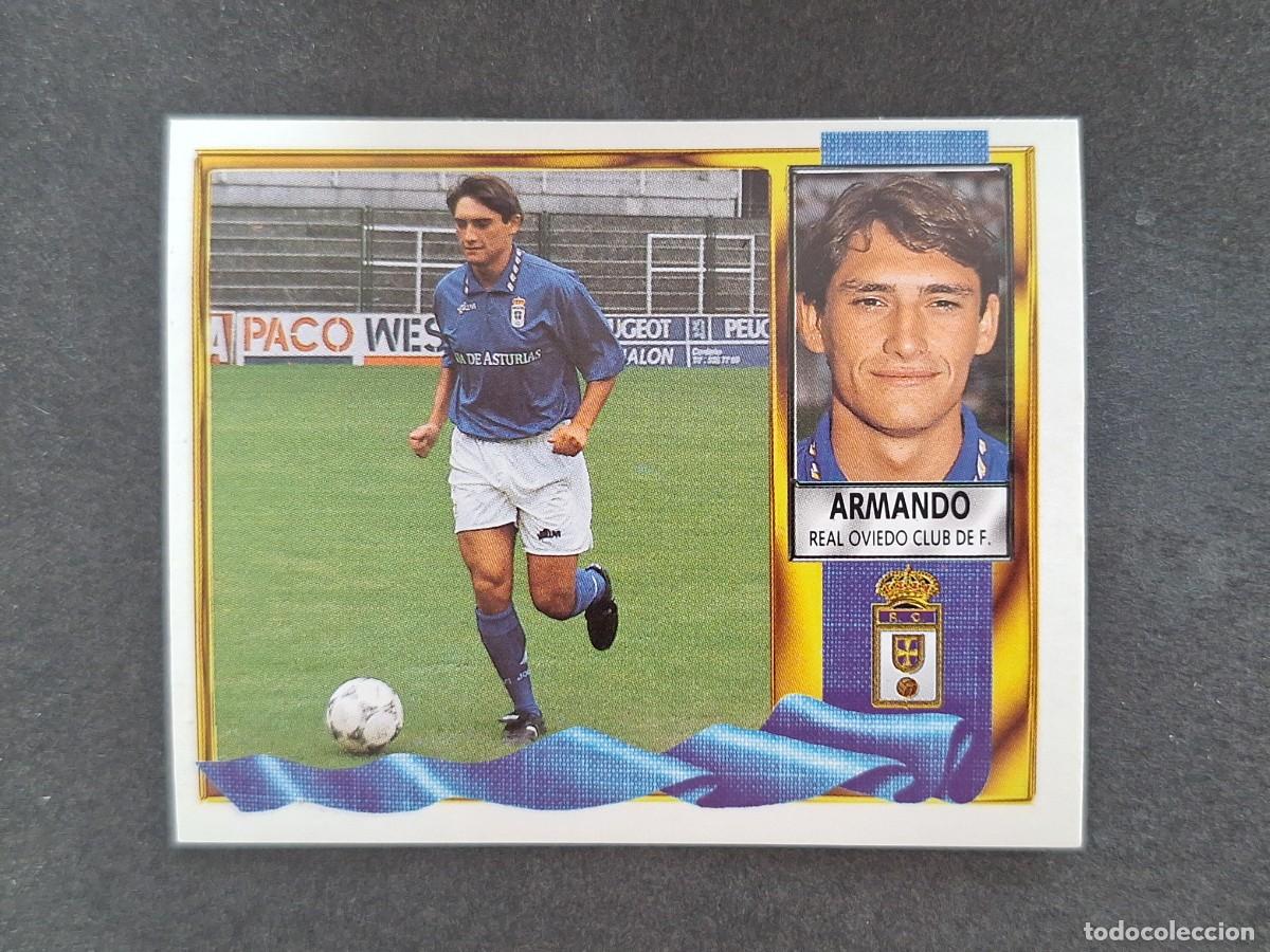 Cromos de f&uacute;tbol: L3 ARMANDO REAL OVIEDO LIGA ESTE 1995 1996 95 96 NUNCA PEGADO SIN PEGAR