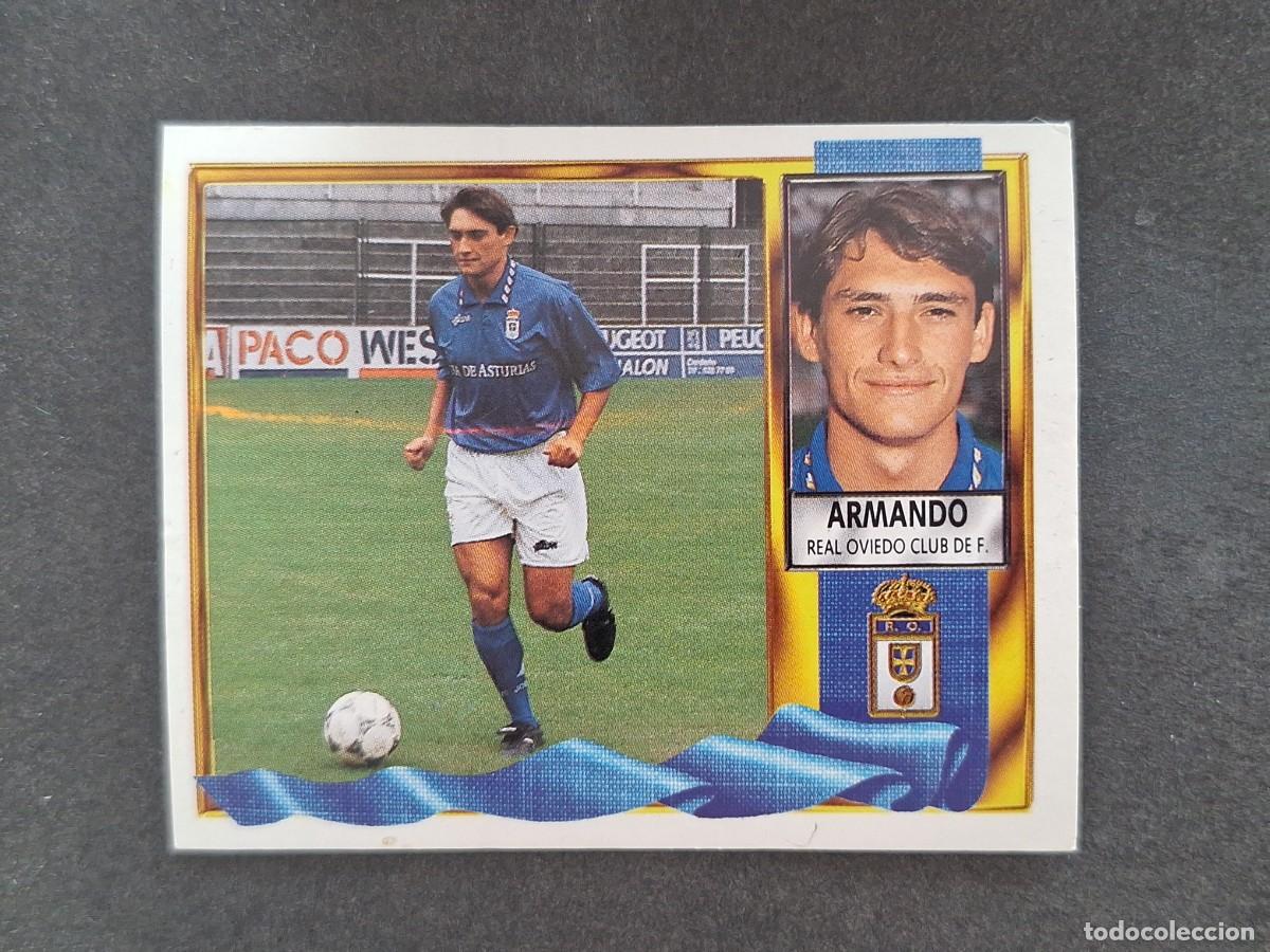 Cromos de f&uacute;tbol: L3 ARMANDO REAL OVIEDO LIGA ESTE 1995 1996 95 96 NUNCA PEGADO SIN PEGAR