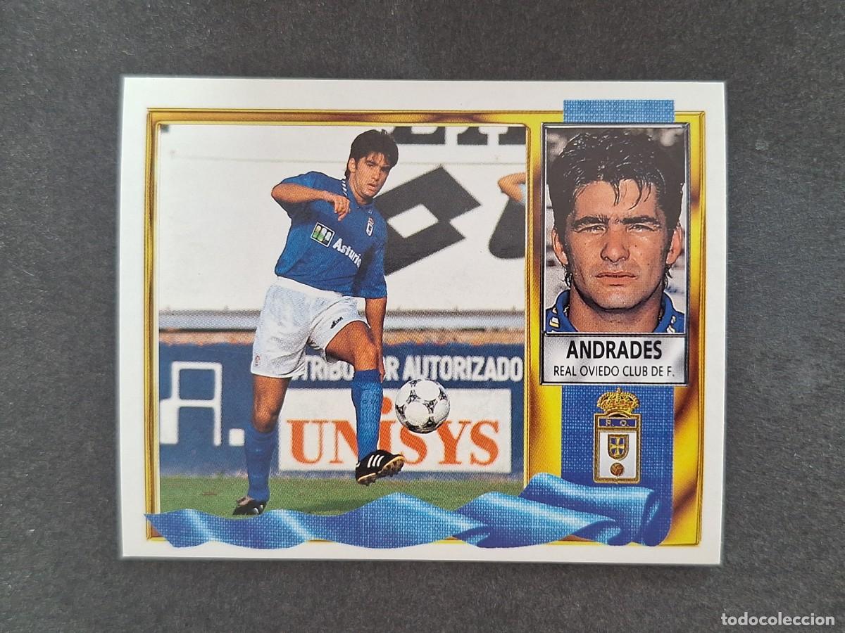 Cromos de f&uacute;tbol: L3 ANDRADES REAL OVIEDO LIGA ESTE 1995 1996 95 96 NUNCA PEGADO SIN PEGAR
