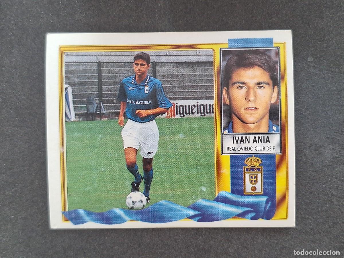 Cromos de f&uacute;tbol: L3 IVAN ANIA REAL OVIEDO LIGA ESTE 1995 1996 95 96 NUNCA PEGADO SIN PEGAR