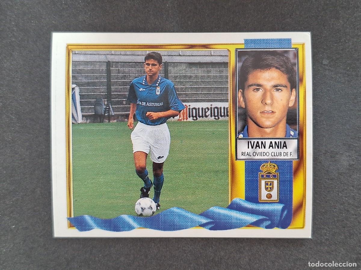 Cromos de f&uacute;tbol: L3 IVAN ANIA REAL OVIEDO LIGA ESTE 1995 1996 95 96 NUNCA PEGADO SIN PEGAR
