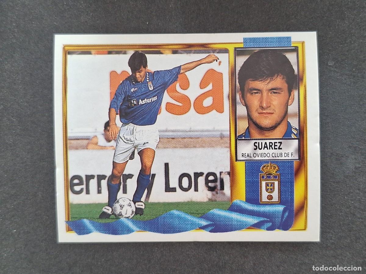 Cromos de f&uacute;tbol: L3 SUAREZ REAL OVIEDO LIGA ESTE 1995 1996 95 96 NUNCA PEGADO SIN PEGAR