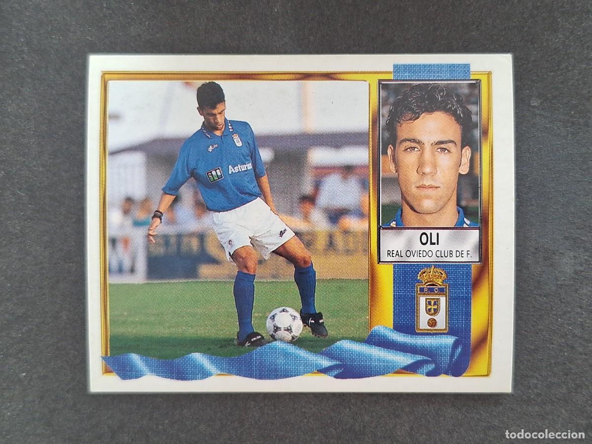 Cromos de f&uacute;tbol: L3 OLI REAL OVIEDO LIGA ESTE 1995 1996 95 96 NUNCA PEGADO SIN PEGAR