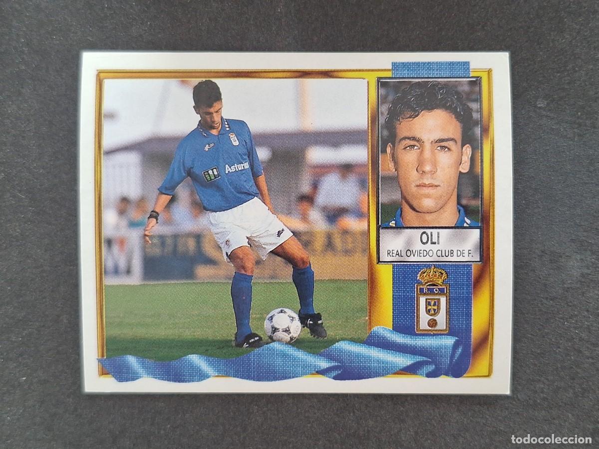 Cromos de f&uacute;tbol: L3 OLI REAL OVIEDO LIGA ESTE 1995 1996 95 96 NUNCA PEGADO SIN PEGAR