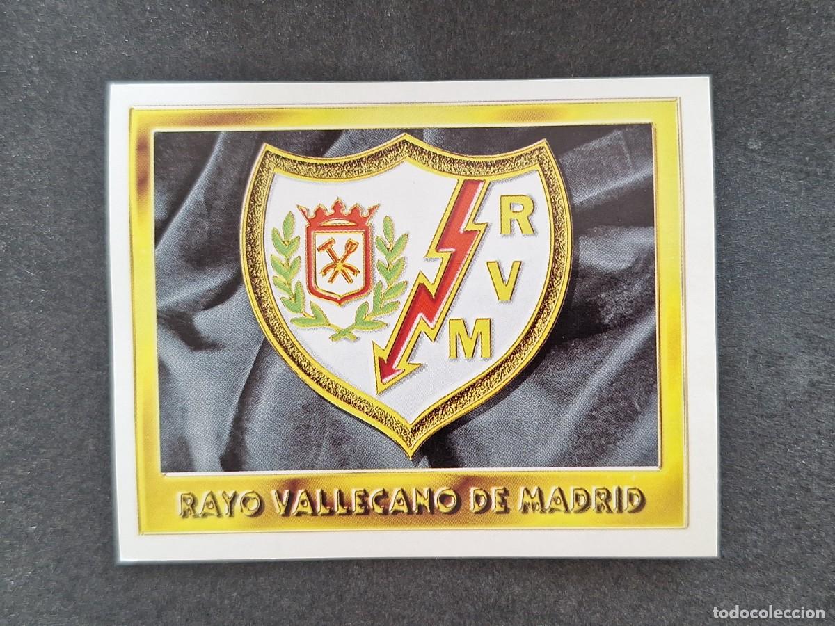 Cromos de f&uacute;tbol: L3 ESCUDO RAYO VALLECANO LIGA ESTE 1995 1996 95 96 NUNCA PEGADO SIN PEGAR