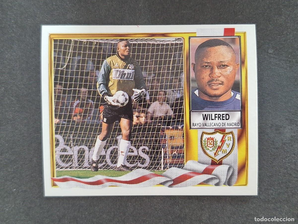 Cromos de f&uacute;tbol: L3 WILFRED RAYO VALLECANO LIGA ESTE 1995 1996 95 96 NUNCA PEGADO SIN PEGAR