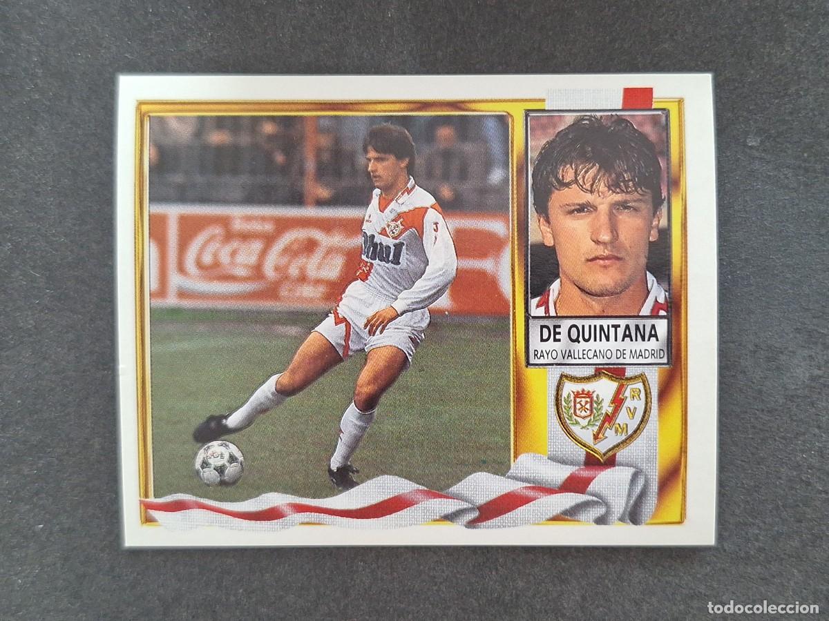 Cartes &agrave; collectionner de Football: L3 DE QUINTANA RAYO VALLECANO LIGA ESTE 1995 1996 95 96 NUNCA PEGADO SIN PEGAR