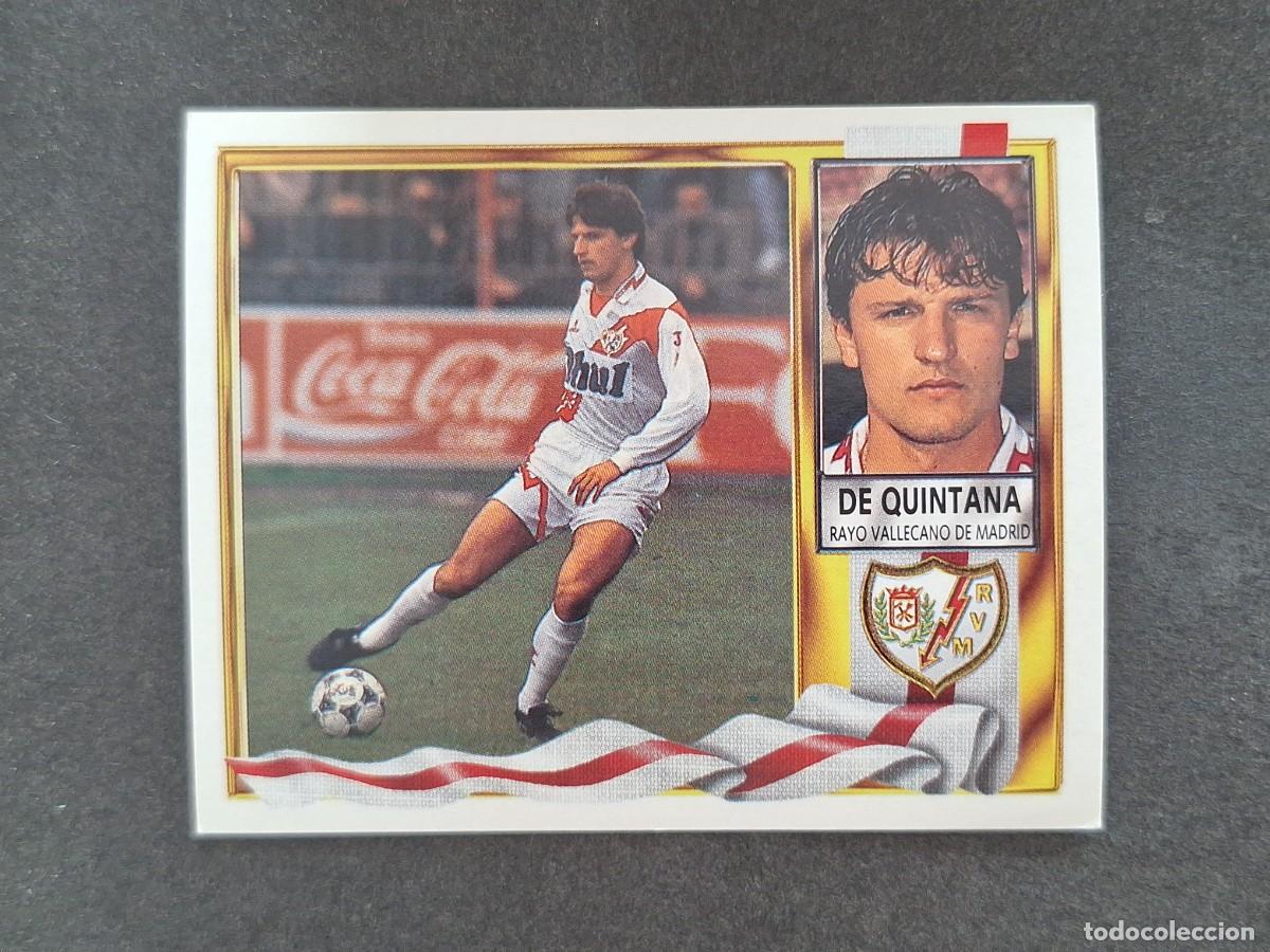 Cartes &agrave; collectionner de Football: L3 DE QUINTANA RAYO VALLECANO LIGA ESTE 1995 1996 95 96 NUNCA PEGADO SIN PEGAR
