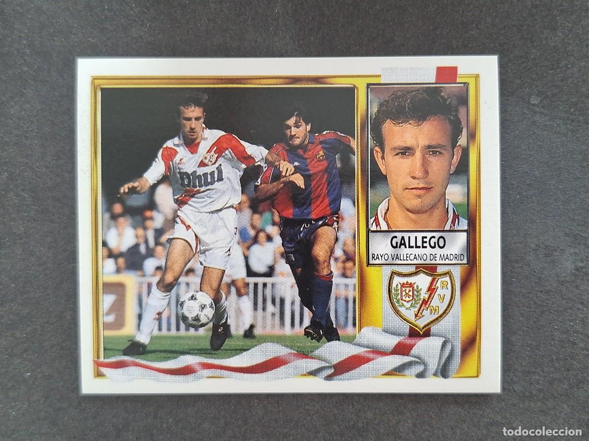 Cromos de f&uacute;tbol: L3 GALLEGO RAYO VALLECANO LIGA ESTE 1995 1996 95 96 NUNCA PEGADO SIN PEGAR