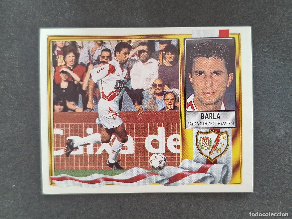 Cromos de f&uacute;tbol: L3 BARLA RAYO VALLECANO LIGA ESTE 1995 1996 95 96 NUNCA PEGADO SIN PEGAR