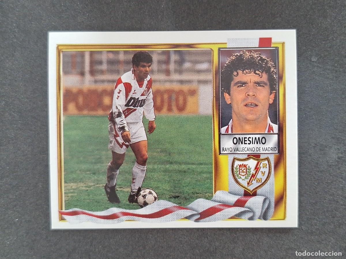Cromos de f&uacute;tbol: L3 ONESIMO RAYO VALLECANO LIGA ESTE 1995 1996 95 96 NUNCA PEGADO SIN PEGAR