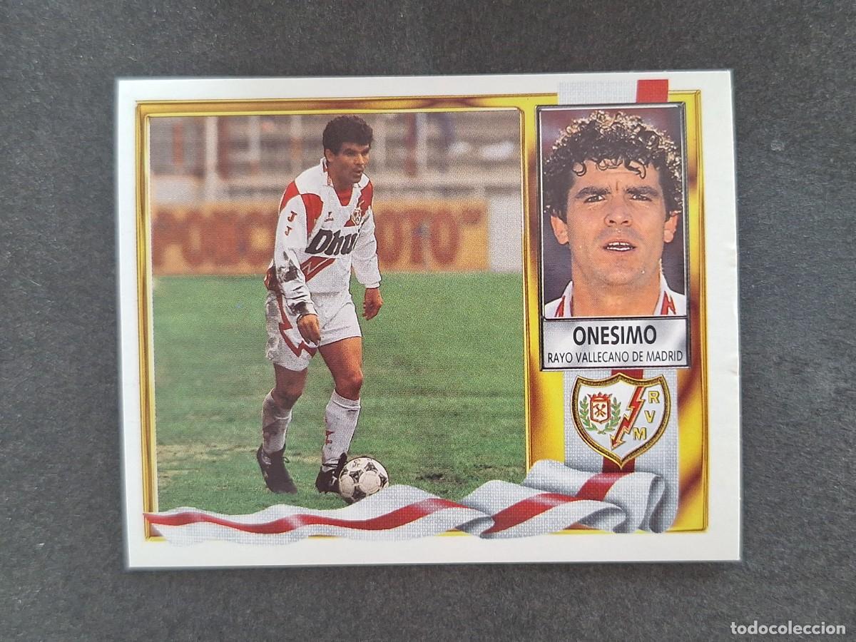Cromos de f&uacute;tbol: L3 ONESIMO RAYO VALLECANO LIGA ESTE 1995 1996 95 96 NUNCA PEGADO SIN PEGAR