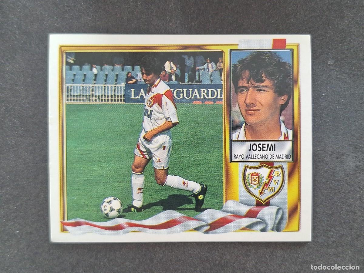 Cromos de f&uacute;tbol: L3 JOSEMI RAYO VALLECANO LIGA ESTE 1995 1996 95 96 NUNCA PEGADO SIN PEGAR