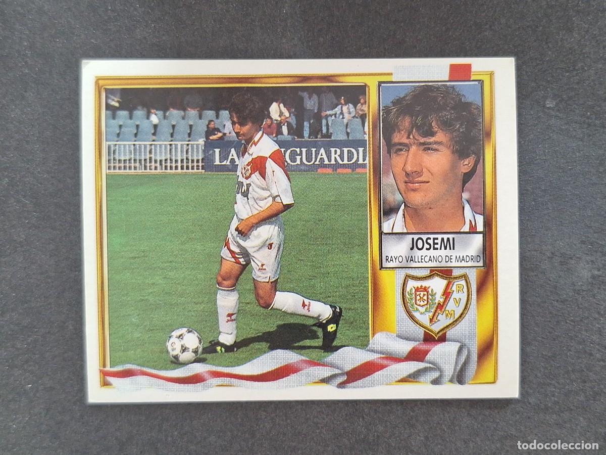 Cromos de f&uacute;tbol: L3 JOSEMI RAYO VALLECANO LIGA ESTE 1995 1996 95 96 NUNCA PEGADO SIN PEGAR
