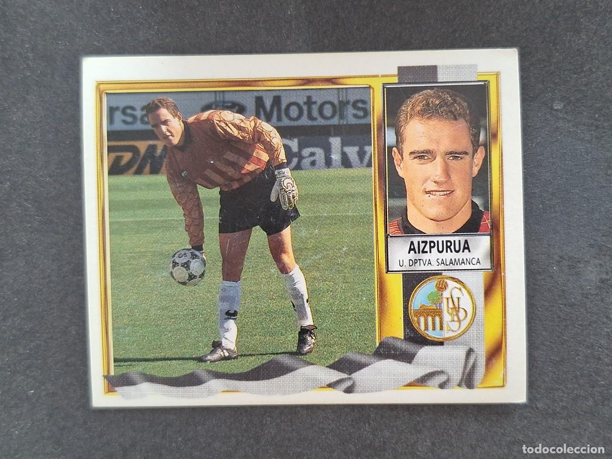 Cromos de f&uacute;tbol: L3 AIZPURUA U. D. SALAMANCA LIGA ESTE 1995 1996 95 96 NUNCA PEGADO SIN PEGAR
