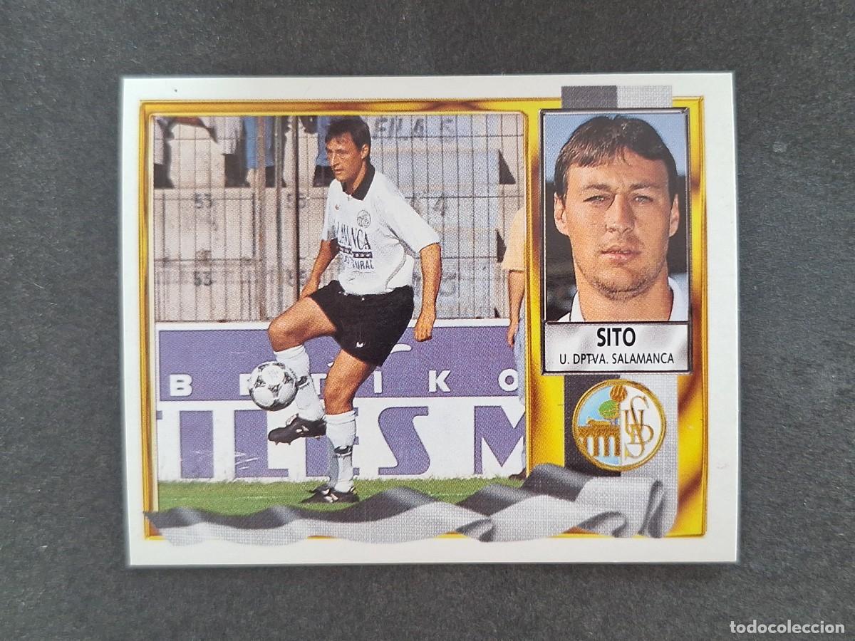 Cromos de f&uacute;tbol: L3 SITO U. D. SALAMANCA LIGA ESTE 1995 1996 95 96 NUNCA PEGADO SIN PEGAR
