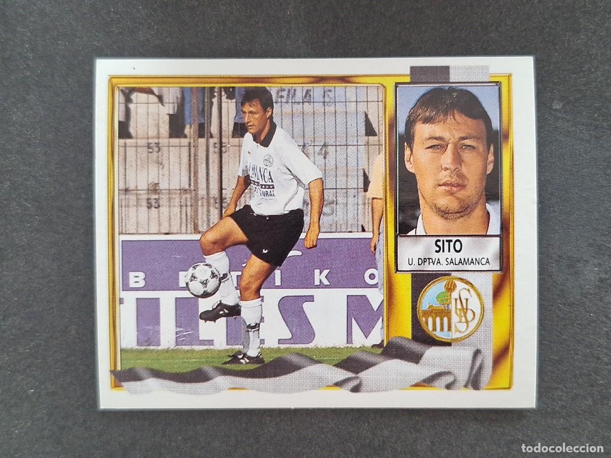 Cromos de f&uacute;tbol: L3 SITO U. D. SALAMANCA LIGA ESTE 1995 1996 95 96 NUNCA PEGADO SIN PEGAR