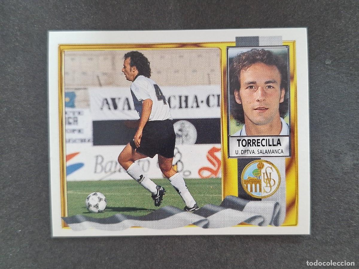 Cromos de f&uacute;tbol: L3 TORRECILLA U. D. SALAMANCA LIGA ESTE 1995 1996 95 96 NUNCA PEGADO SIN PEGAR